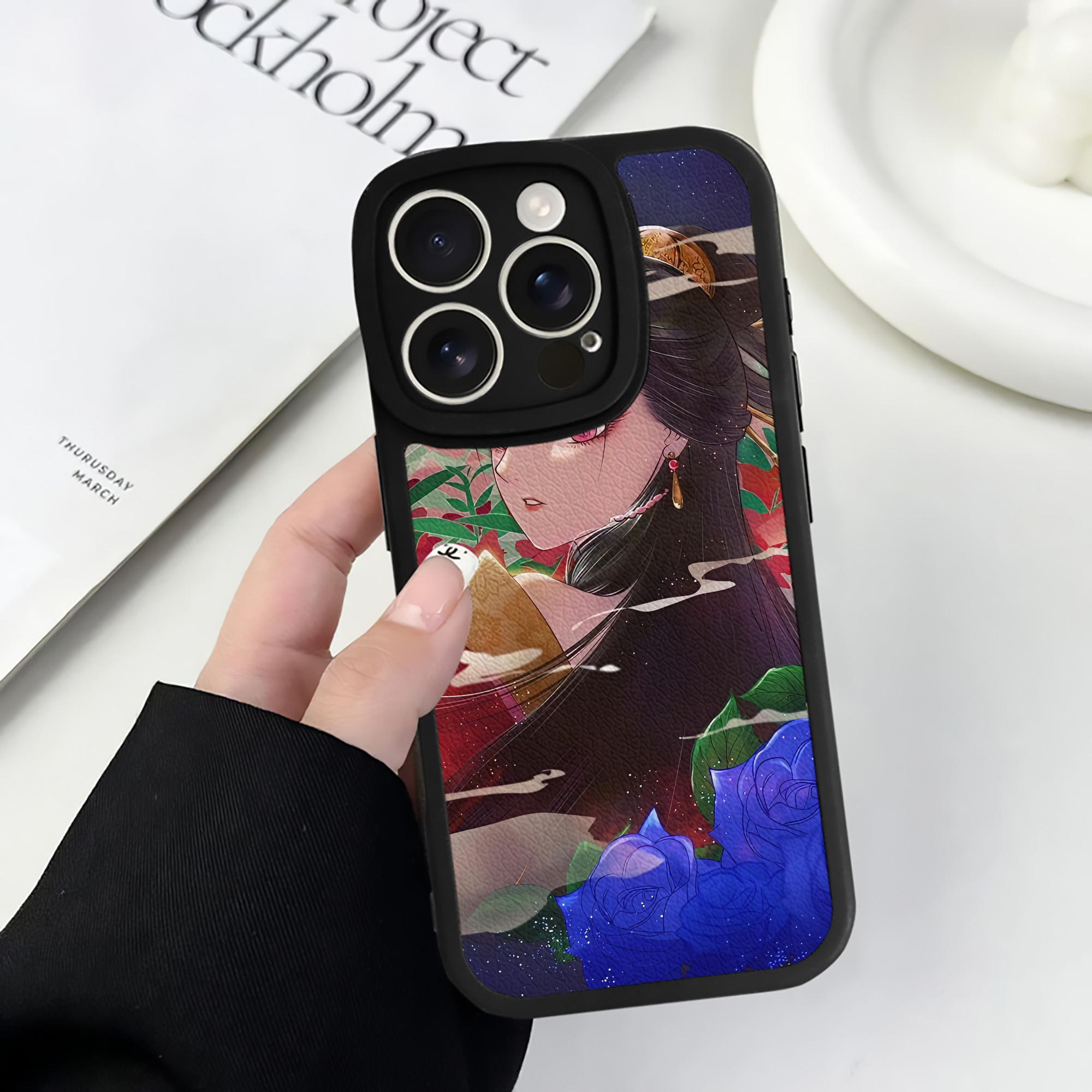 薬屋のひとりごと The Apothecary Diaries 【iPhone 16シリーズ対応】シリコンスマホケース（レザー調） 材質：シリコン